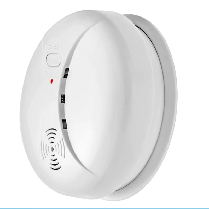 9V Level 2 433MHz Wireless Sensor Fire Protection Smoke Detector for WIFI GSM PSTN Office Security Alarm Systems for Room