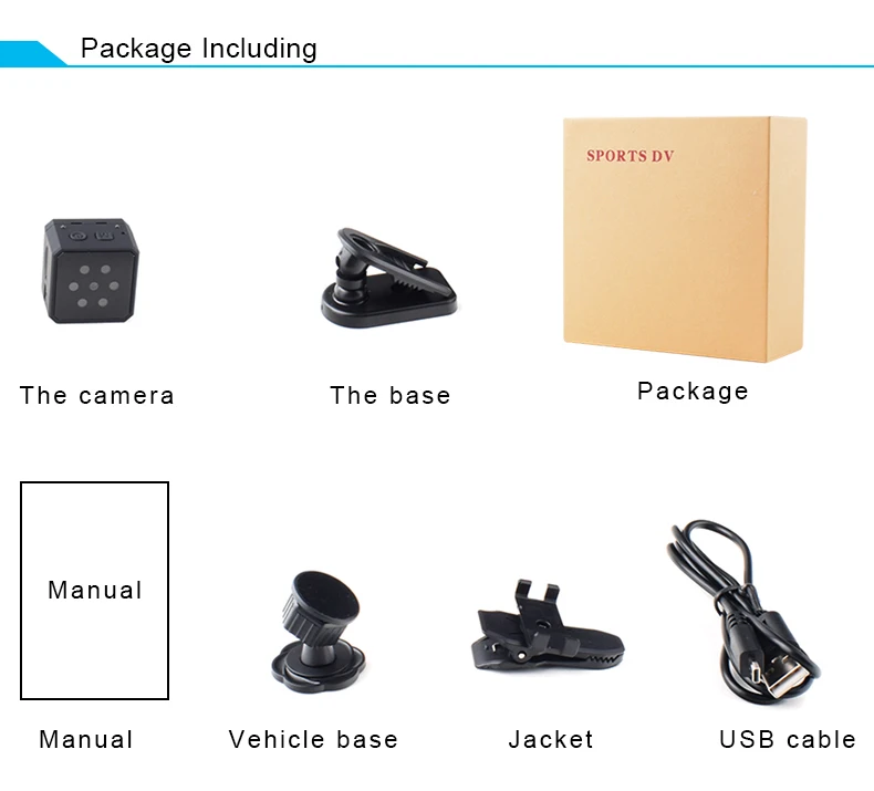 13-mini camera flexible camera Infrared Night Version Mini Camcorder Sport DV for Motorcycle Mini HD Keychain Camera