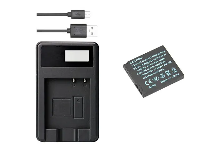 

DMW-BCK7 BCK7 NCA-YN101G Battery+LCD USB Charger for Panasonic Lumix DMC-FP7 DMC-FS16 DMC-FS18 DMC-FS22 DMC-FS28 FS35 FS37 FS40.