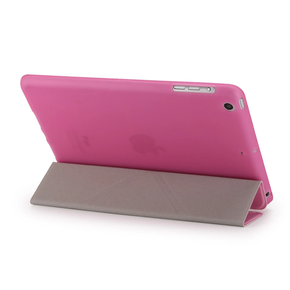 

For Apple Tablet Pad Mini 1 2 3 Case Flexible Soft TPU Silicone Case PU Leather Front Smart Wake Up Sleep Magnetic Cover Case
