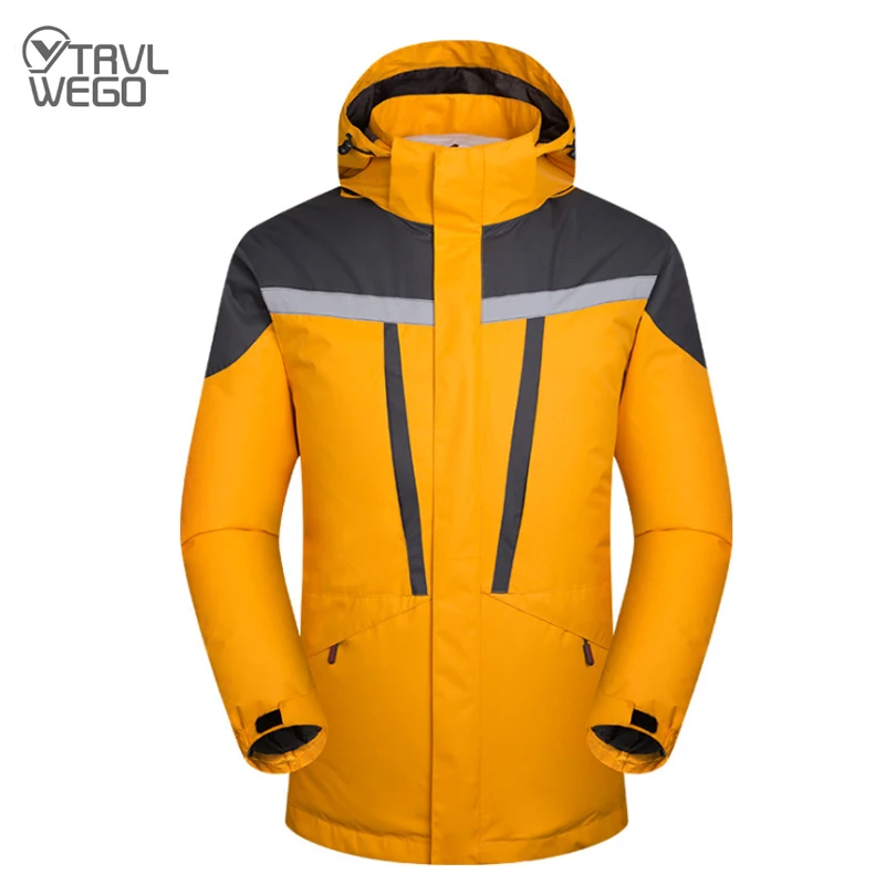 

TRVLWEGO Winter Men's Ski Jacket Men Snowboarding Jackets Men Removable lining Male Sport Waterproof 3 In 1 Warm Skiing Coat