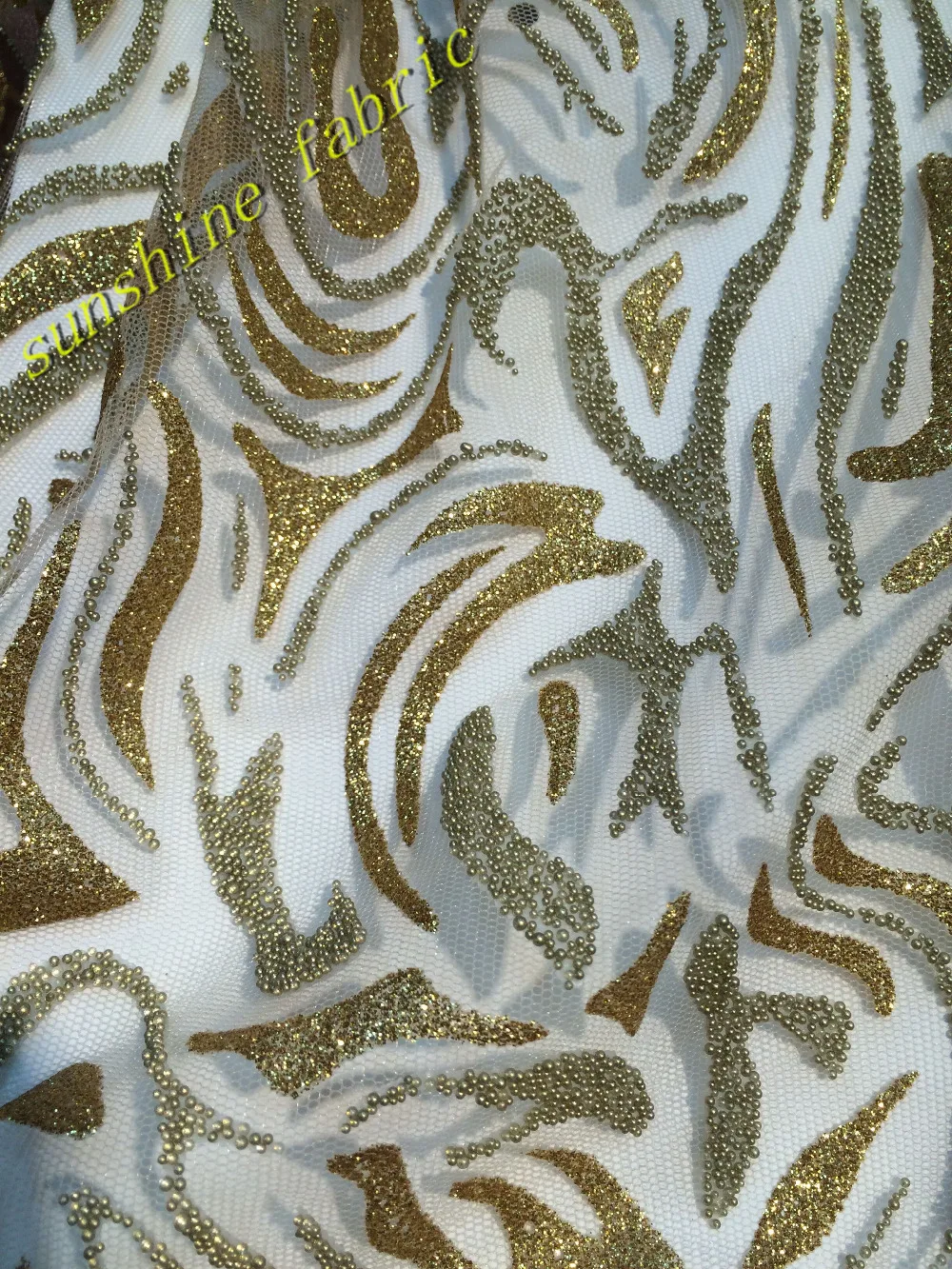 glitter fabric for gown