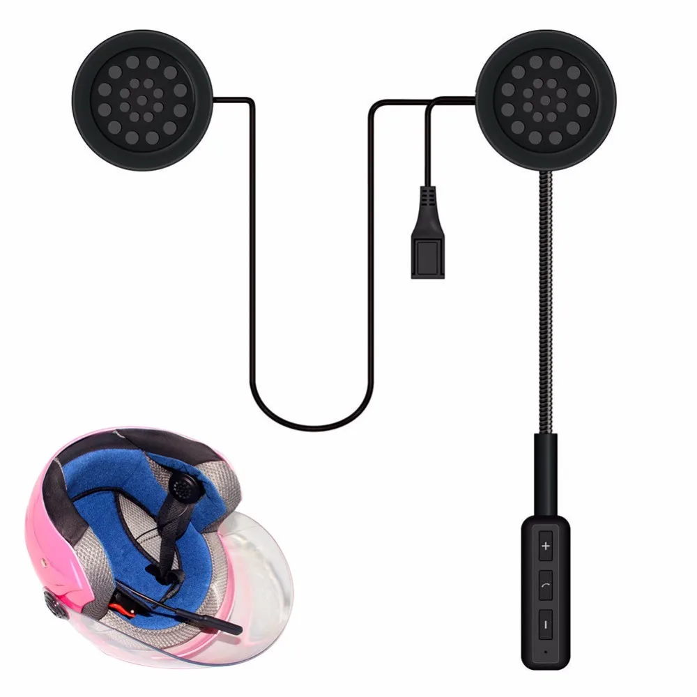 V4.1+EDR Motorcycle Helmet Headset Bluetooth Motorbike Handsfree Headset Headphone For MP3 Music GPS Car Styling