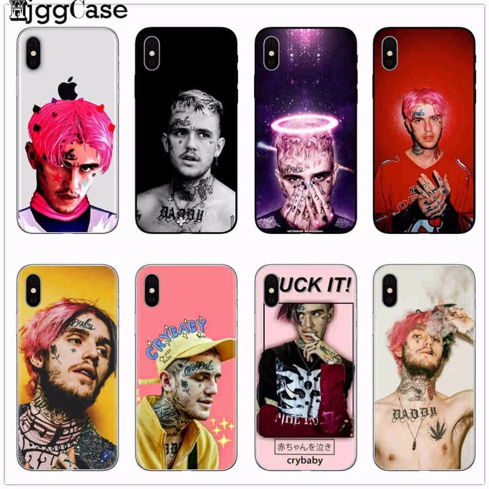 

Lil Peep Lil Bo Peep UltraThin silicone Back Skin Cover for iPhone 7 Soft TPU Case for iPhone X 5S SE 6 6S 7 8 Plus Phone Cases