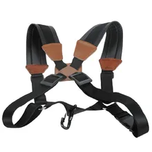 Профессии Уютный кожаный металлический крючок саксофон плечи ремень Корреа мягкие Saxphone ремень проводов для альт тенор Sax