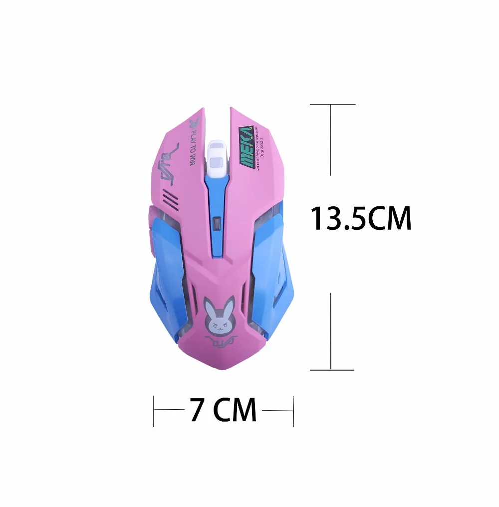 OW D. va Mercy версия Проводная игровая мышь USB 6 кнопок 3200 dpi Бесшумная оптическая компьютерная игровая мышь для ПК ноутбук для геймеров