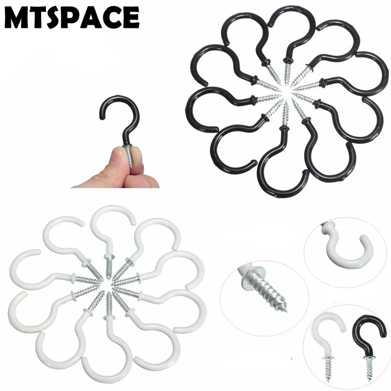 MTSPACE 10 шт./компл. вешалка для картин с покрытием растений 55 мм пластиковый стакан