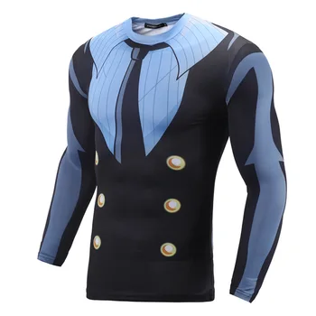 

Male Shirt Homme Brand Men Anime Bodybuilding Long Sleeve 2D Printed t-shirts T Shirt Fashion Tshirts Funny t-shirt Slim Fit
