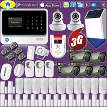 G90B Plus+ 3g GSM wifi приложение для контроля домашней безопасности домашняя охранная сигнализация пожарная сигнализация, 1080P наружная камера wifi