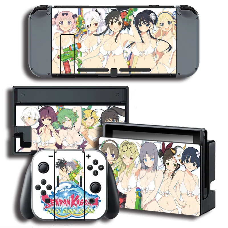 

Vinyl Skin Protector Sticker for SHINOVI VERSUS Skin for Nintend Switch NS Console + Controller + Stand Holder Protective Film