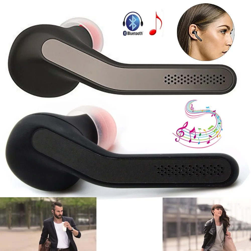 

Wireless Bluetooth Headset Stereo Headphone Hifi Earphone With Mic Handsfree Earpiece For Samsung iPhone LG HTC Motorola Huawei