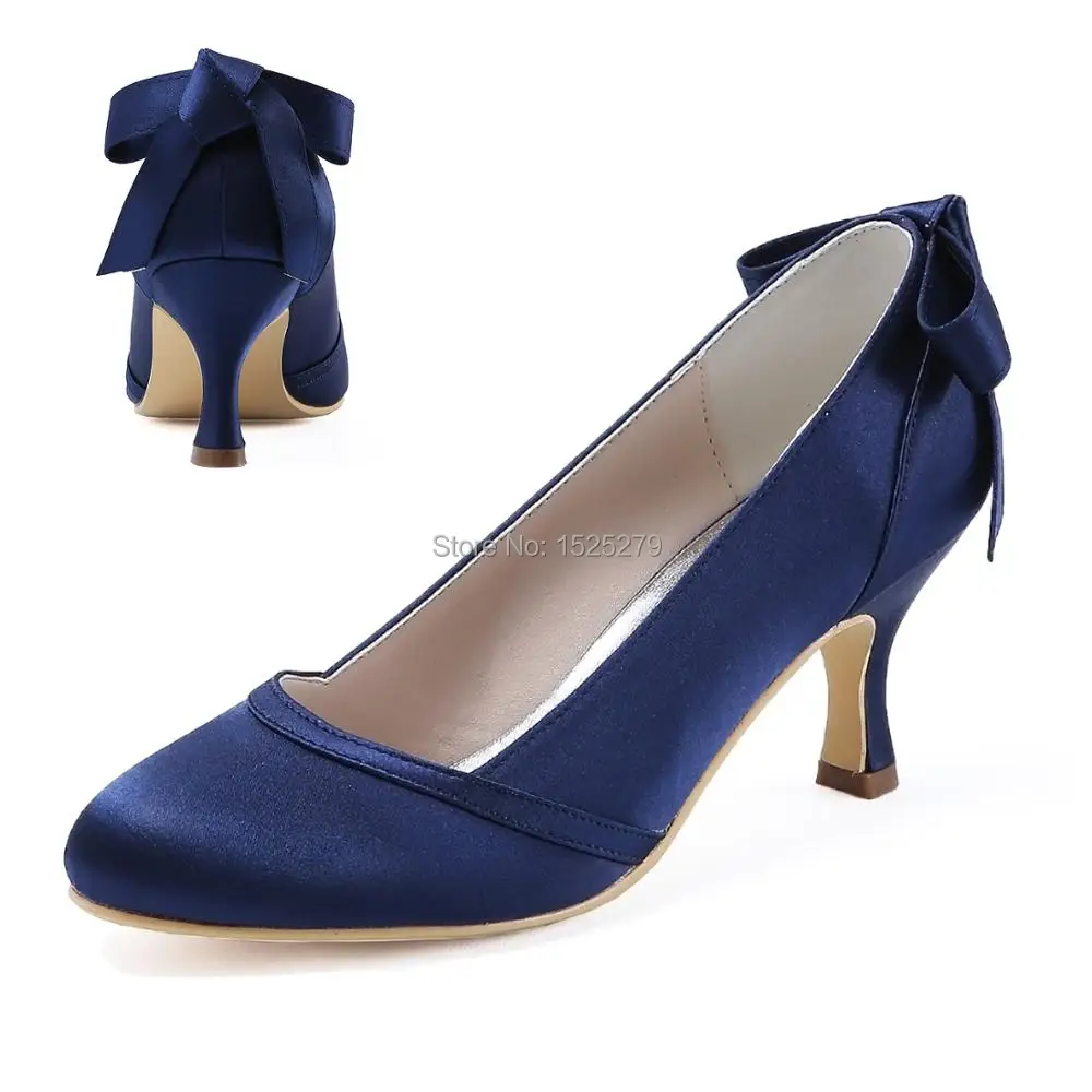 navy blue court shoes mid heel