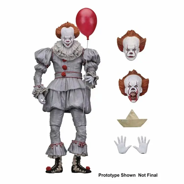 

NECA 7" Action Figure Terror Film It Ultimate Pennywise 2017 Joker with balloon Good Toys for Child
