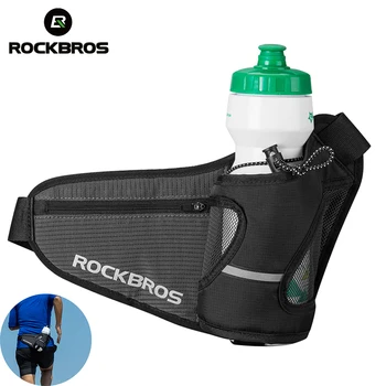 

ROCKBROS Running Bags Outdoor Softback Sport Breathable Hiking Camping Cycling Running Water Bottle Phone Running Waist Bags