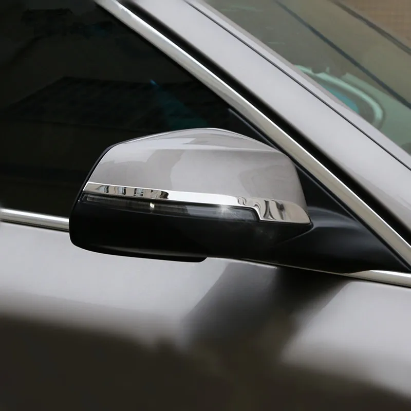 

Car Styling Door Mirrors Decorative Sticker Strips For BMW 5/7 series GT F10 F01 F07 Rearview Mirror Trim Exterior Accessories