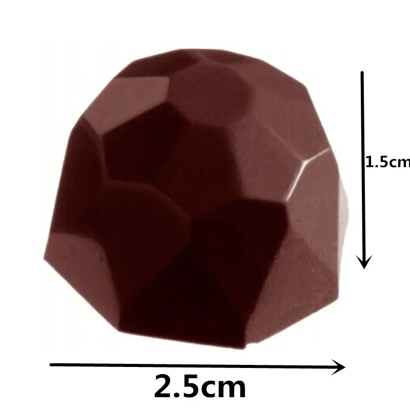Алмазная форма PE пластик не Поликарбонат шоколадная форма Прозрачная форма DIY ручной работы шоколадная форма инструменты для изготовления шоколада