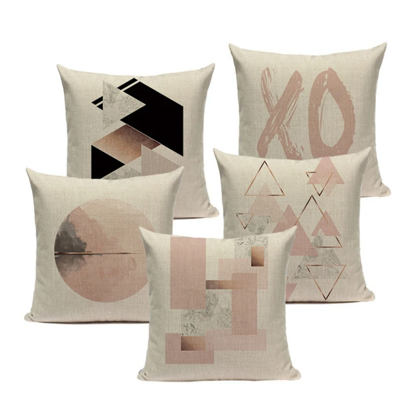 

Case geometric pillow cushions for sofa decorative 45Cmx45Cm Square decorative pillows cushion cover Custom throw pillows