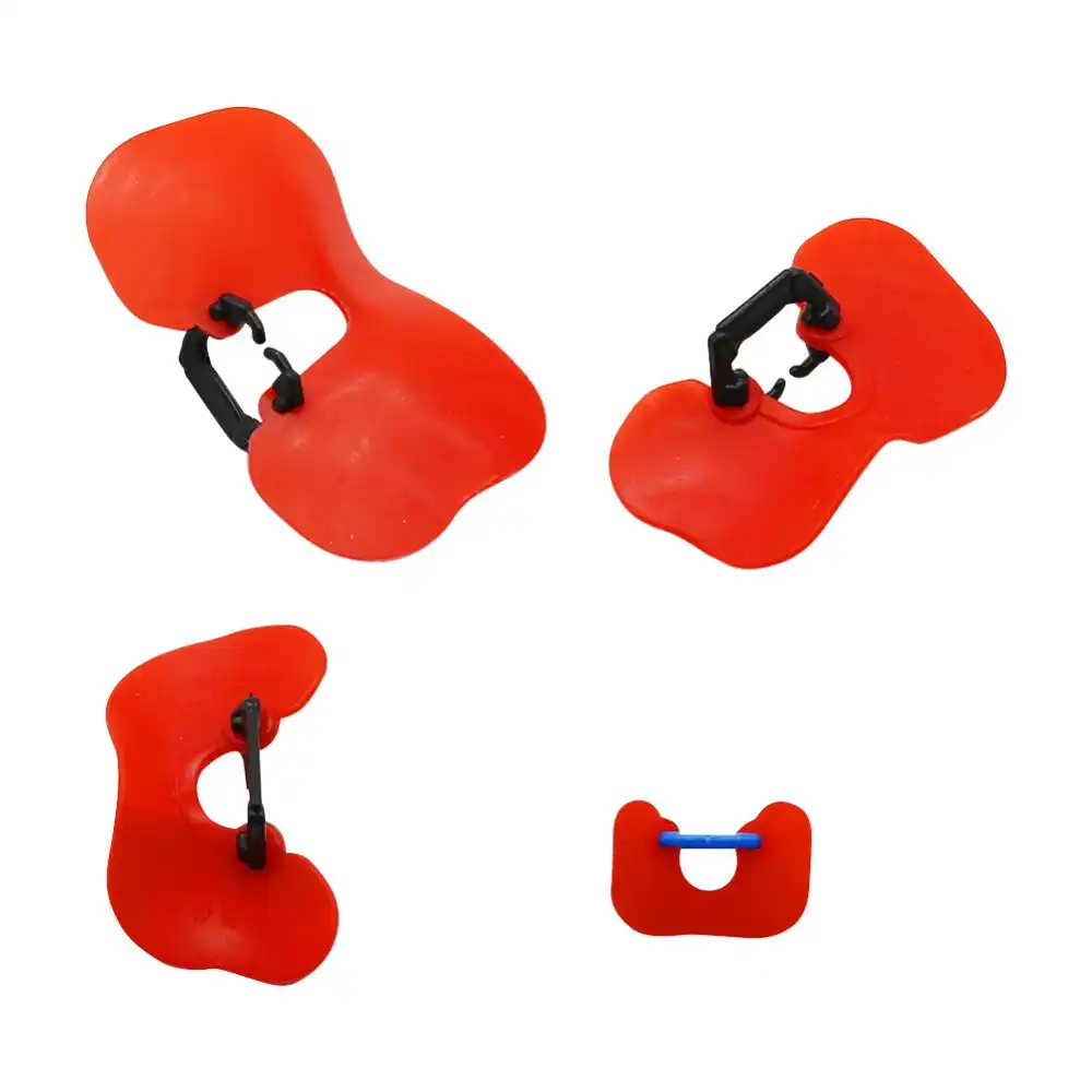 10 pçs equipamento de criação de frango faisão frango óculos de proteção vermelho macio galo poeding galinhas faisão anti-bicking óculos