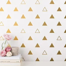 Cute Mixed Triangles Wall Sticker Baby Nursery Triangles Wall Decal Hollow Triangles Wall Decor Easy Wall Art Cut Vinyl P8-2 walker рюкзак детский delta classic twisted triangles