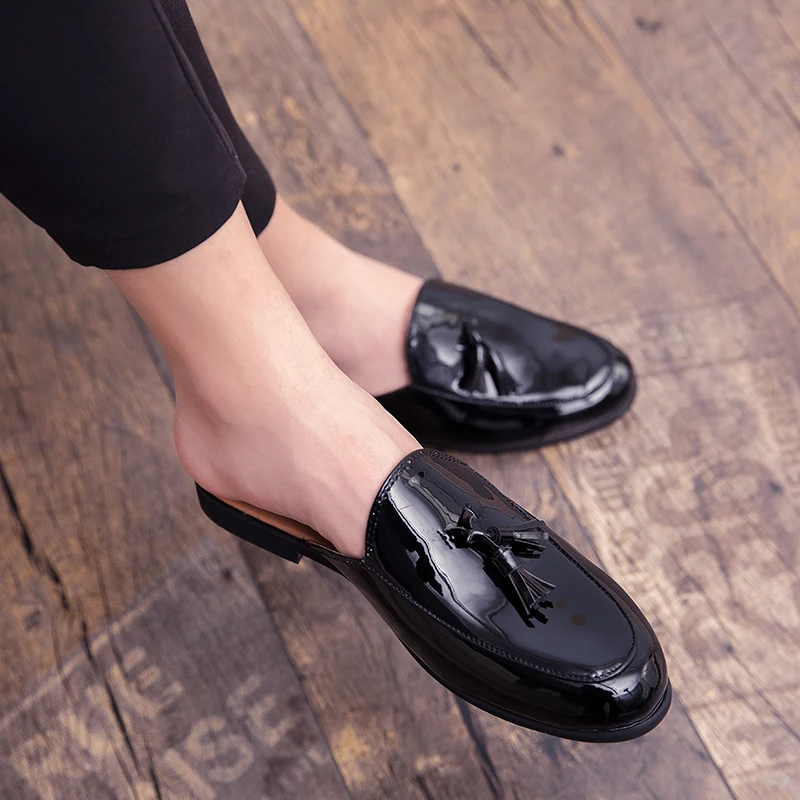 Men Formal Shoes outdoor fashion Men Dress Shoes summer breathable Brand Men Leather Shoes Men Classic Business party shoes L5