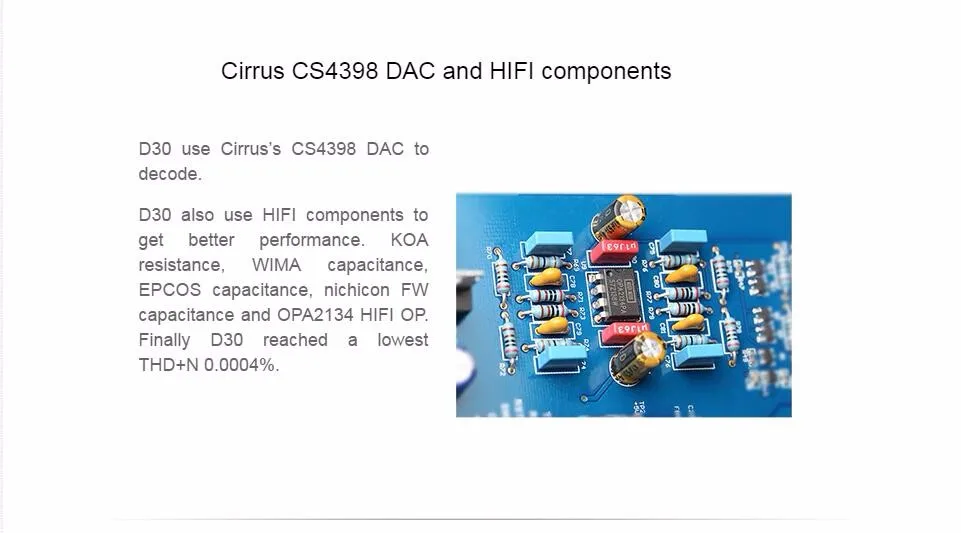 Топпинг D30 DSD аудио DAC USB коаксиальный Оптический волокно XMOS CS4398 24 бит 192 кГц декодер