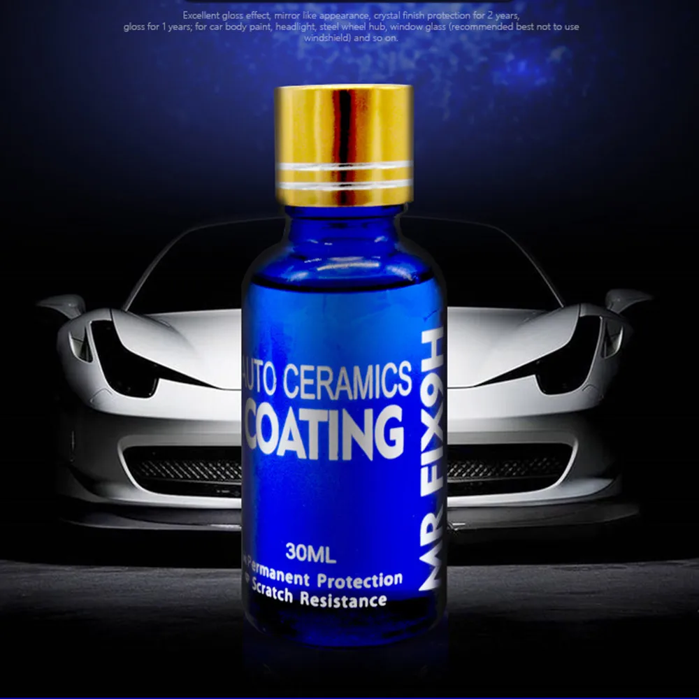 9H 30ML Car Super Hydrophobic Glass Coating Car Liquid Ceramic Coat Auto Paint Care 3-5 Years Durability#YL1