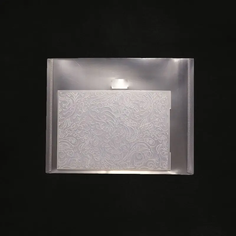3 шт./компл. герметизированной прозрачной Пластик хранения Чехол сумка для трафаретная пресс-форма штамп для альбомов ремесла