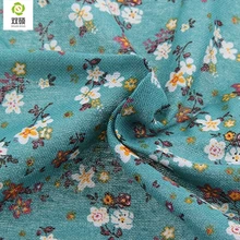 Цветок печати Хлопок Льняной Ткани Текстиль Швейные Ткани Для Украшения Дома Скатерть Занавес 50 х 145 см M15