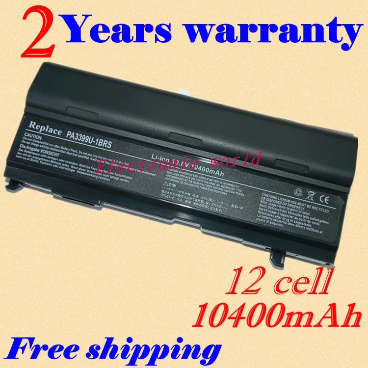 

JIGU New 12cell laptop battery PA3399U-1BAS PA3399U-1BRS PA3399U-2BAS PABAS057 PABAS076 PABAS077 For Toshiba M100 M105 A80-117