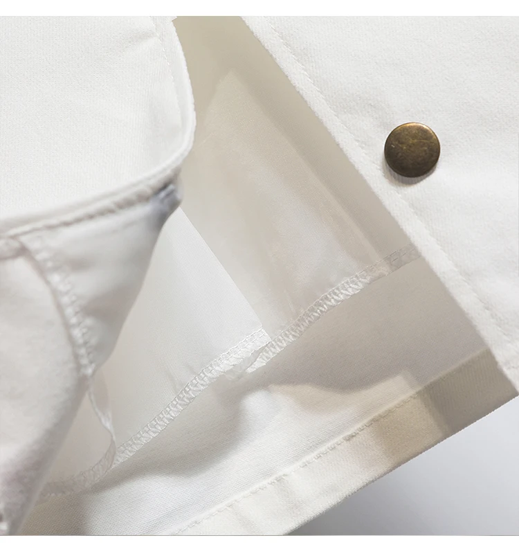 Летний уличный комплект из двух предметов, модная Корейская однотонная черная футболка+ белая джинсовая юбка на молнии с карманами и заклепками комплект с мини-юбкой