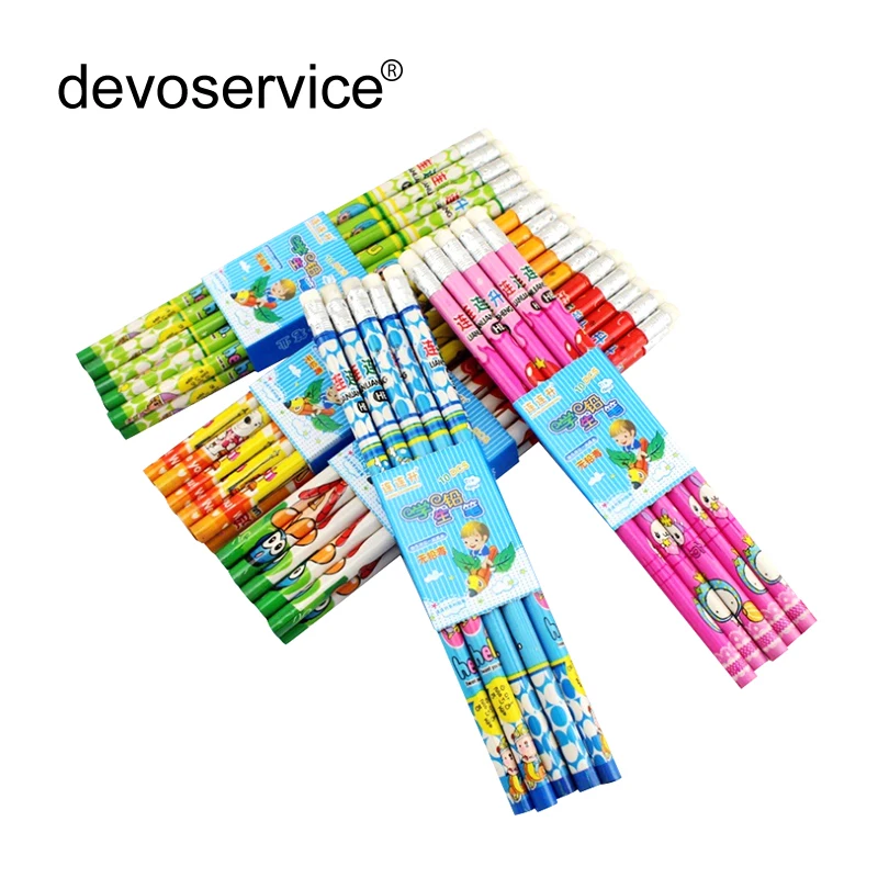 Free Shipping 10Pcs HB Pencils Korea Stationery Standard Pencils Korean