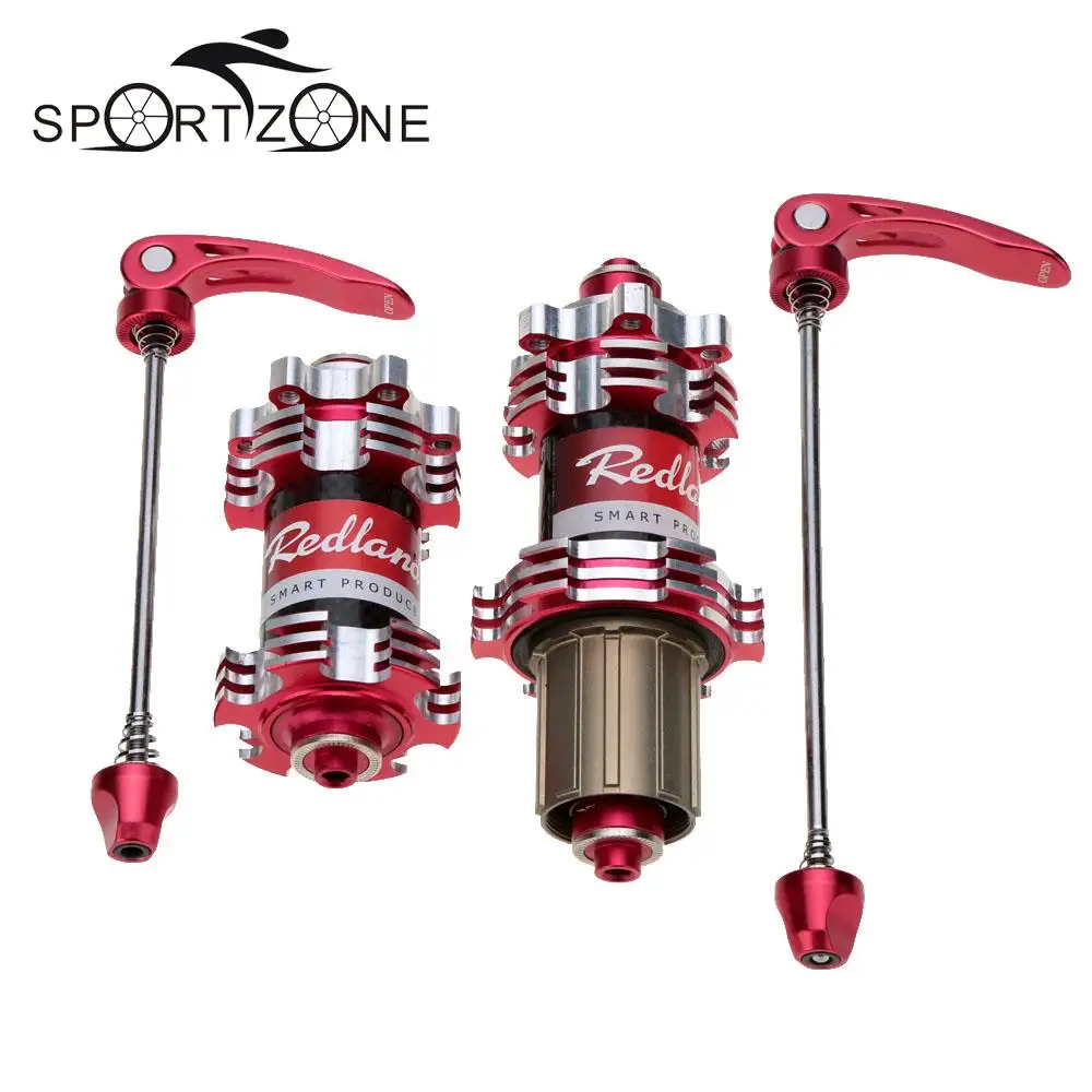 High Quality Aluminium Alloy Bicycle Hub 24 Holes MTB Road Bike Hub Set Disc Bearing Front Rear