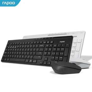 

Rapoo 8100M Wireless Keyboard Mouse Set Three-mode Quiet Laptop Computer Key Mouse