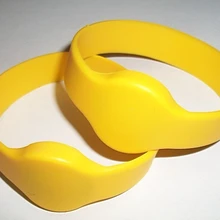 13,56 МГц RFID Браслет Близость RFID Силиконовый водонепроницаемый браслет с возможностью перезаписи