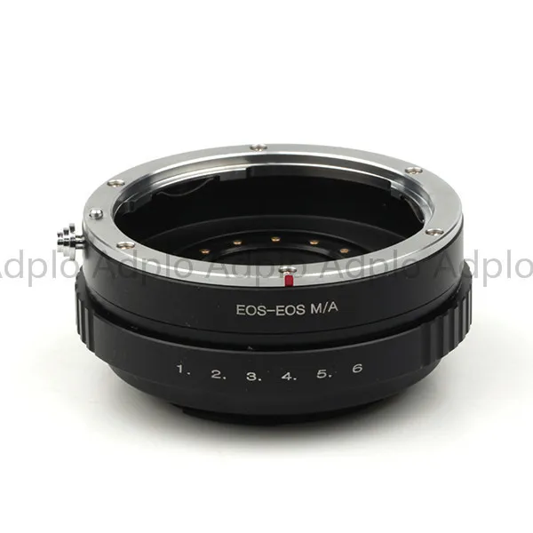 Pixco lens adapter work for Adjustable Aperture Mount Adapter Ring For Canon EOS EF Lens to Canon M Camera