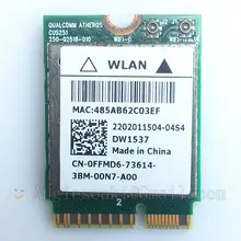 DW1537 Atheros QCSNFA282 802.11a/b/g/n PCI-E wifi WLAN карта+ Bluetooth M.2 для Dell Venue 11 Pro Dell беспроводной 1537