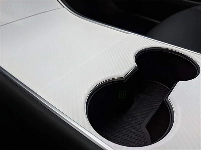 

Car Center Console Decoration Cover Imitation Carbon Fiber Protective Film Anti-Scratch Sticker for Tesla Model 3 Wrap Sticker