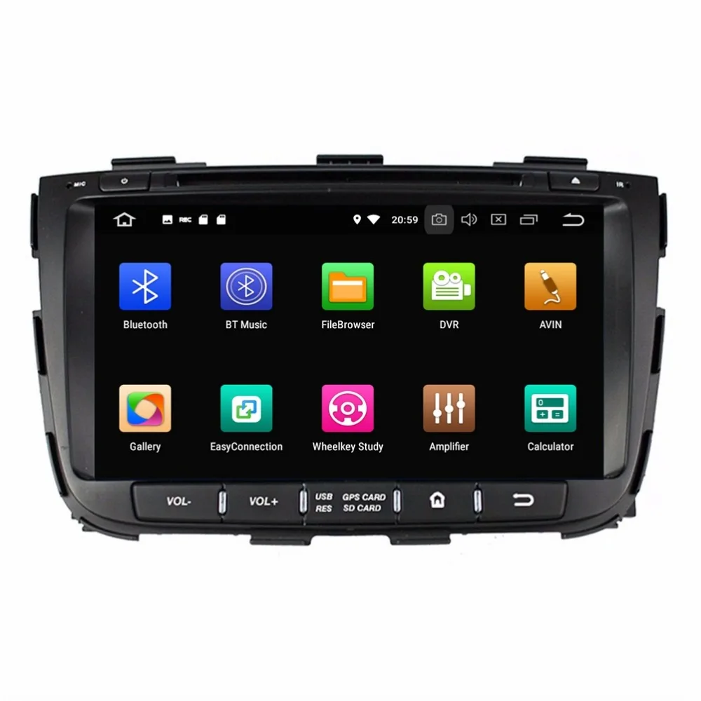 Cheap 8" Android 8.0 Car Stereo Radio DVD GPS Multimedia Navigation for Kia Sorento 2013 2014 4GB RAM Bluetooth WIFI Mirror-link 1