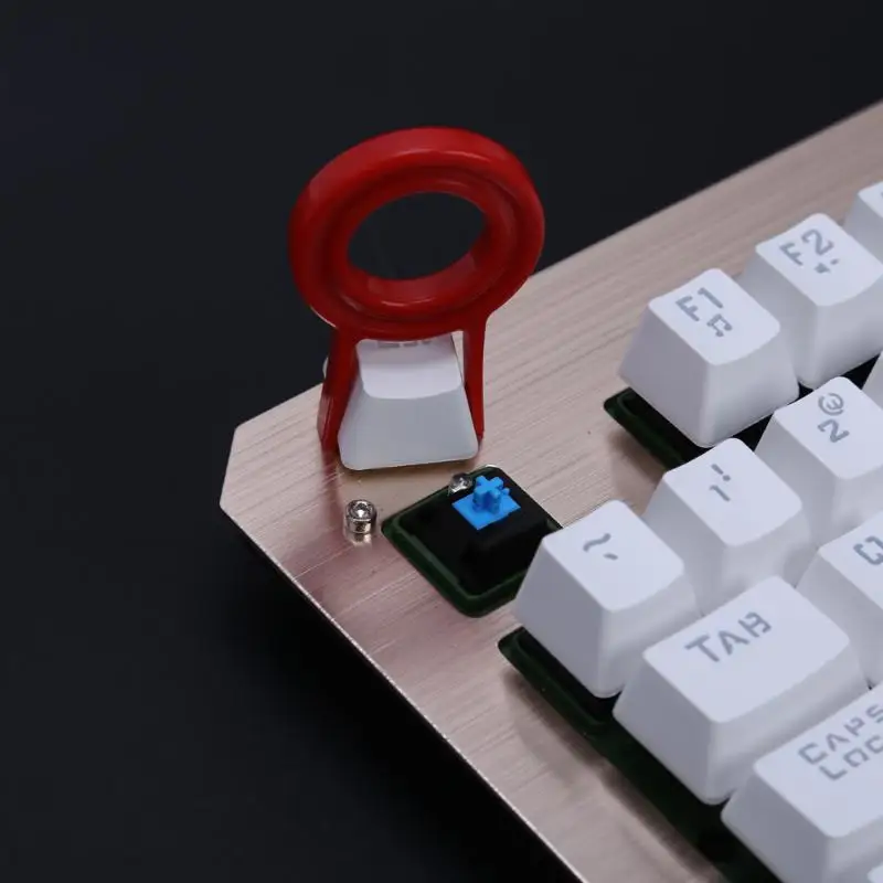 104 ключ металлический чехол usb проводной синий переключатель подсветка клавиатура Механическая Подсветка игровая клавиатура для компьютера