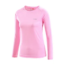 Caxa Женская быстросохнущая футболка с длинными рукавами летняя спортивная брендовая футболка дышащая футболка для бега и кемпинга