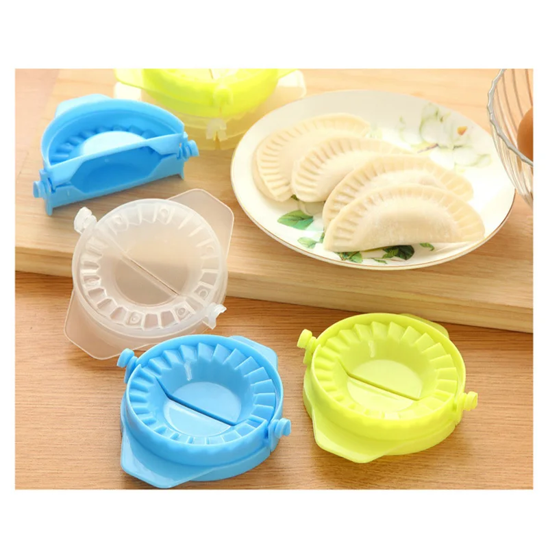 

4Color DIY Dumpling Tool Pie Ravioli Mould Hand Pinch Dumplings Jiaozi Maker Device Easy Dumpling Mold Clips Kitchen Accessories