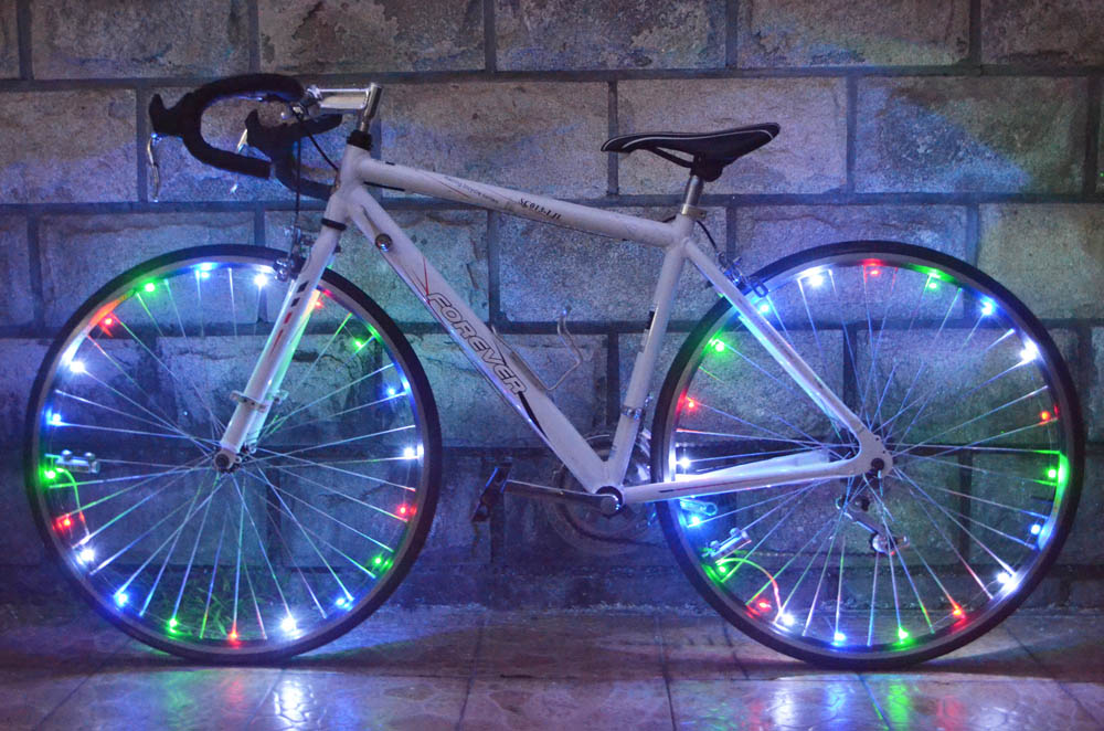 Best DIY 20 LED Bicycle Light Cycling Spoke Wheel Light Waterproof MTB Lantern For Night Riding Bike Accessories Bicicleta Aksesuar 0