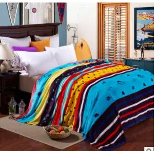 Мягкие яркие звезды покрывало одеяло много размеров высокой плотности супер мягкое фланелевое одеяло на диван/кровать/автомобиль портативные пледы - Цвет: 5