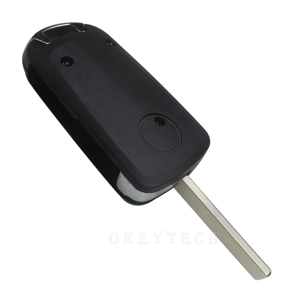 Сменный 3 кнопочный складной Модифицированный Корпус для ключа OkeyTech HU100 HU43 левое