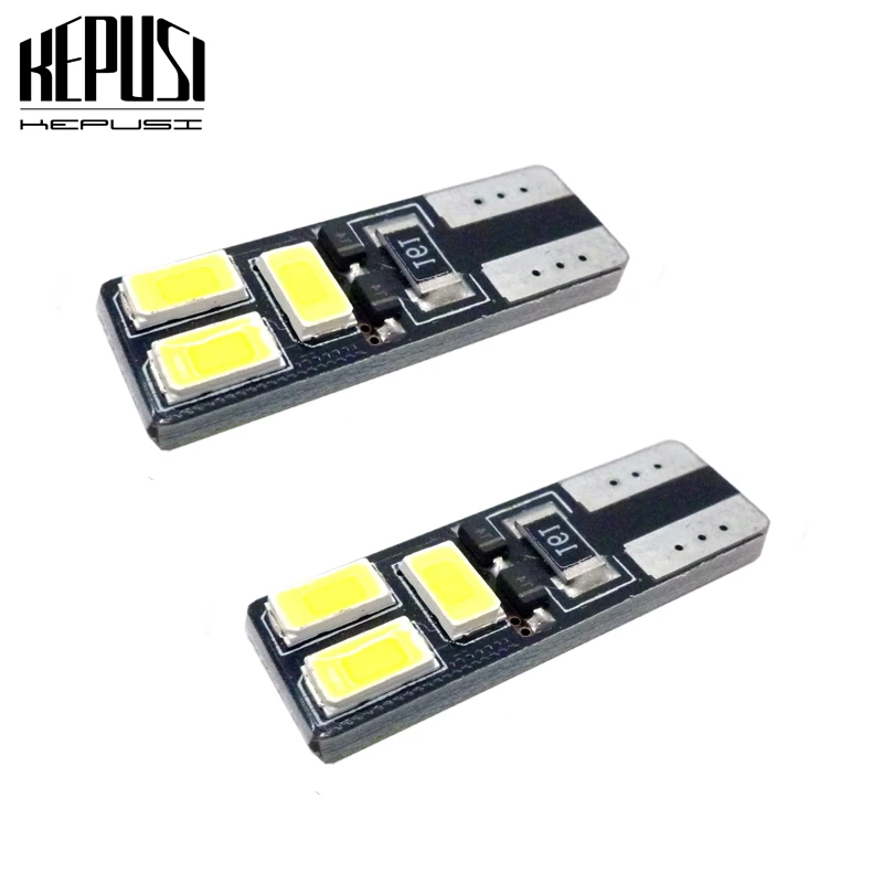 

2x T10 W5W 194 White CANBUS OBC NO Error Free LED Light 501 dash Car bulb Signal interior Auto Lamp Source parking 5630 SMD
