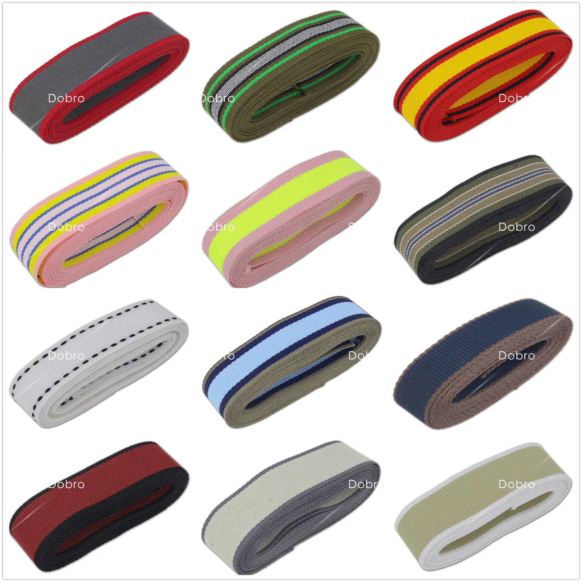 

3/4" 19mm Stripe Grosgrain Ribbon Baby Item Apparel Event Wedding SGR-19-3