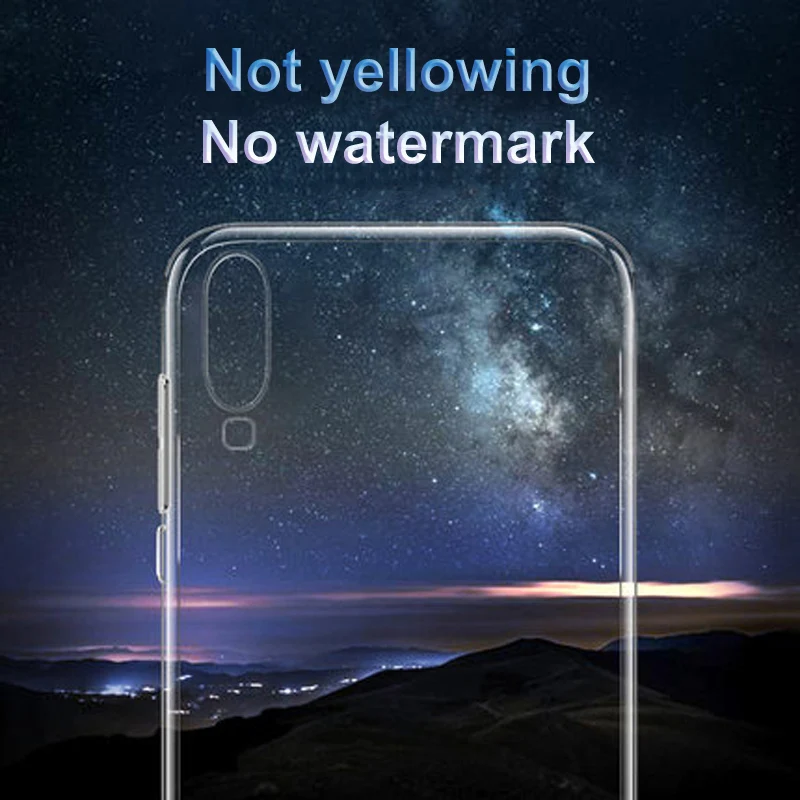 Матовая Мягкий чехол из силикона и ТПУ для Huawei P30 прозрачный защитный телефона