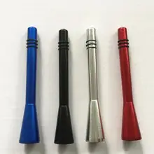 100 шт/партия алюминиевая Автомобильная стерео антенна идеальная запасная часть с 2 адаптерами 5 мм/6 мм 80 мм длина