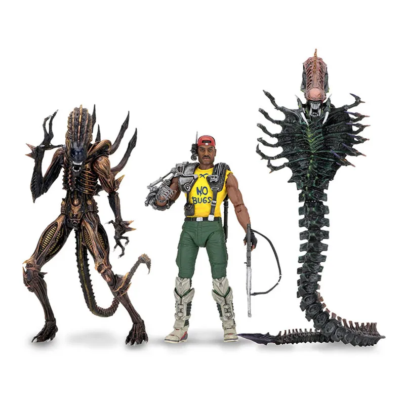 Новый Популярный фильм Cool Aliens 13th модельный ряд Alien Kenner Predator VS Snake Scorpion