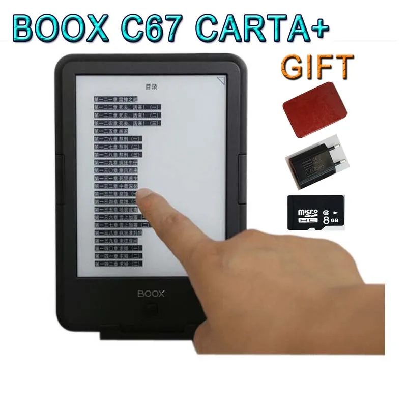 New Original Front Light e-Book ONYX BOOX C67ML Carta+ eBook Reader 6″ 8G 3000mAh Android Touch Screen E-Book eink eReader+COVER